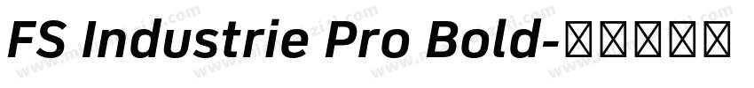 FS Industrie Pro Bold字体转换